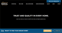 Desktop Screenshot of ideal-builders.com